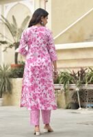 Women Embroidery Straight Floral Printed Kurta and Pant Set with Dupatta