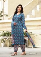 Straight Floral Printed Kurta and Pant Set with Dupatta | Ethnic Set | Dupatta Set | Suit Set | Kurta Set |