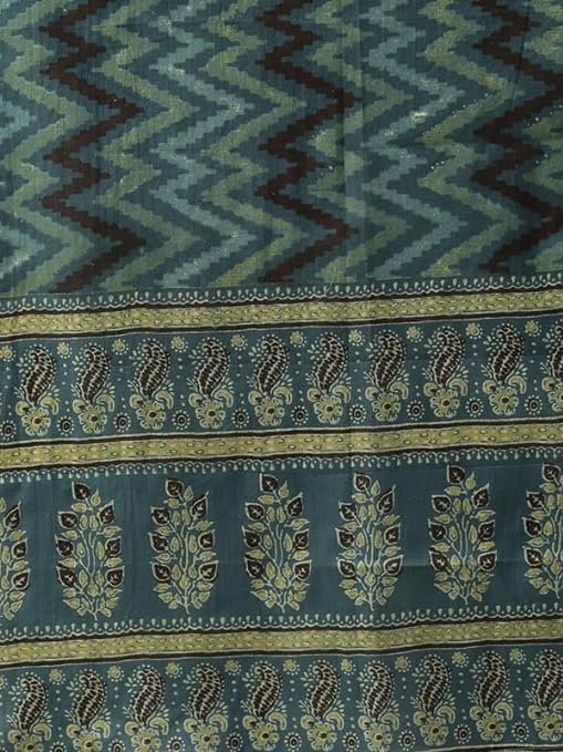 Women's Cotton Blend Floral Printed Straight Kurta Pant With Dupatta